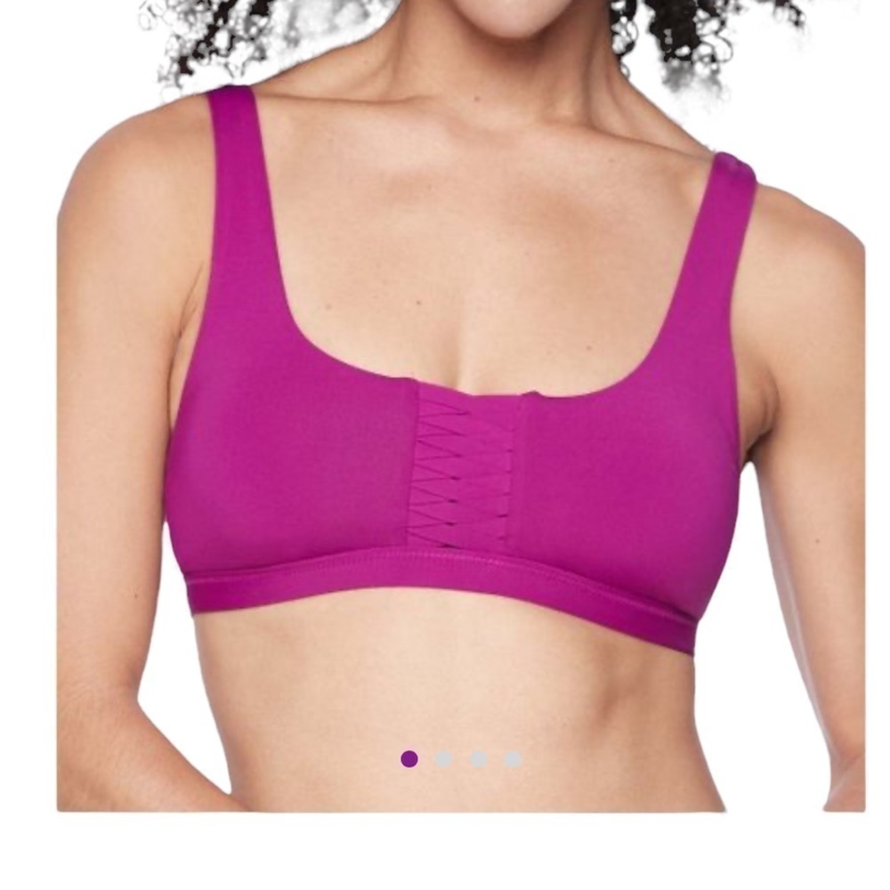 Athleta bikini Vibrant Fuchsia Adriata Bikini Top xs swim